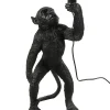 Countryfield Tafellamp aap E27 Cheeta zwart