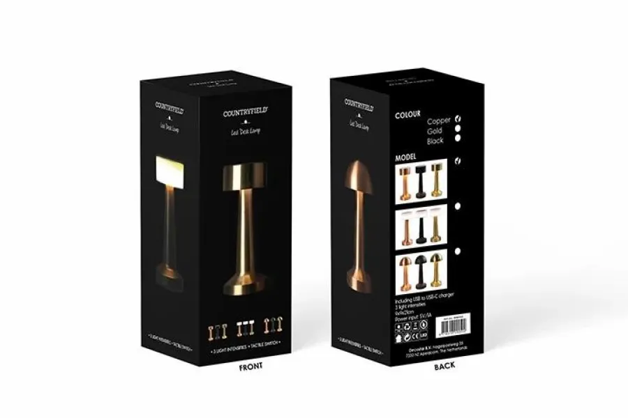 Countryfield Tafellamp Lampa goud New