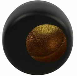Countryfield Theelicht Rondo zwart/goud - 3 maten New