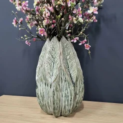 Countryfield Vaas Levi Leaf L groen - 23,5 x 23,5 x 37,5 cm Online