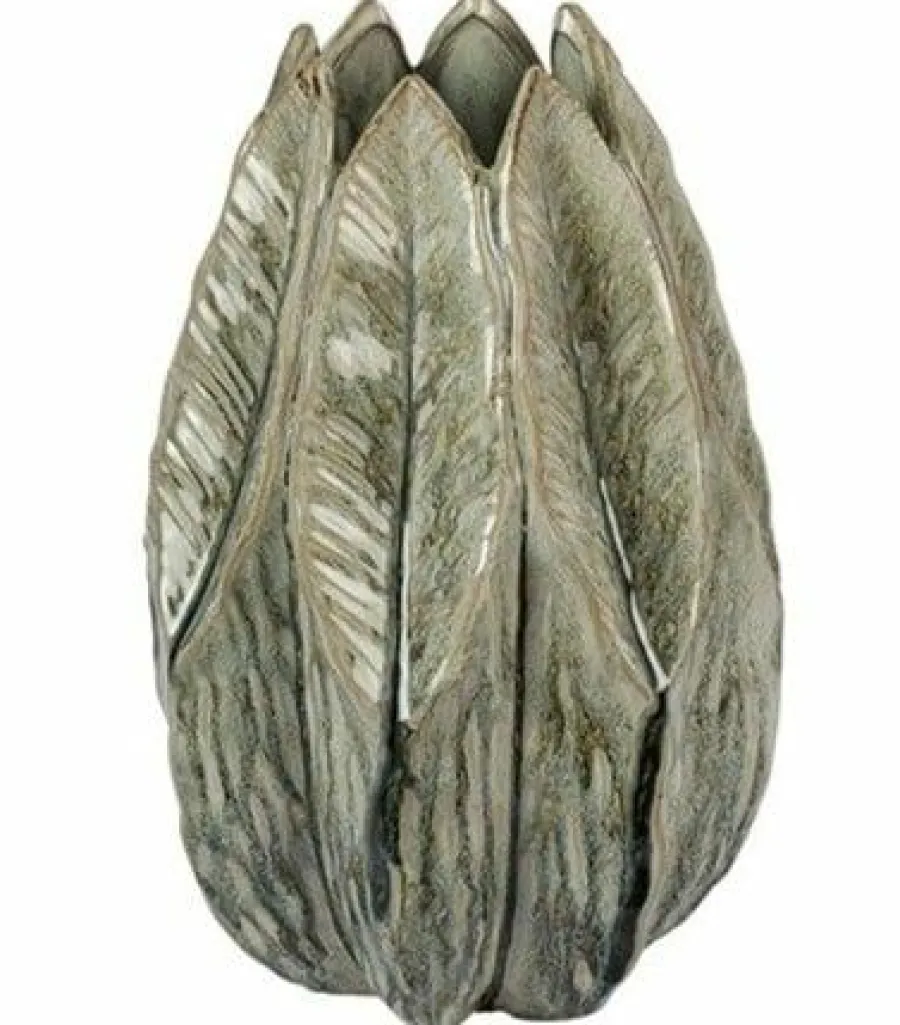 Countryfield Vaas Levi Leaf L groen - 23,5 x 23,5 x 37,5 cm Online