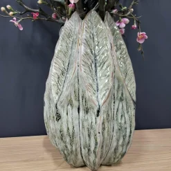 Countryfield Vaas Levi Leaf L groen - 23,5 x 23,5 x 37,5 cm Online