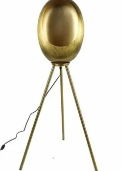 Countryfield Vloerlamp E27 Eggy goud Discount