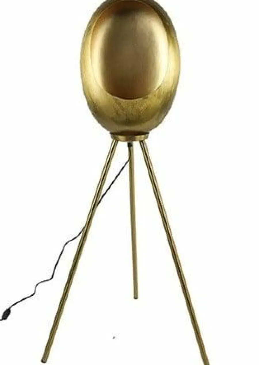 Countryfield Vloerlamp E27 Eggy goud Discount