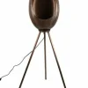 Countryfield Vloerlamp E27 Eggy antiek koper Best