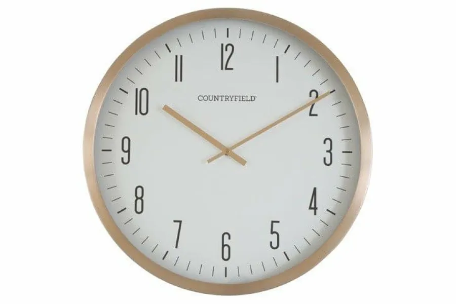 Countryfield Wandklok Antoin L goud / wit
