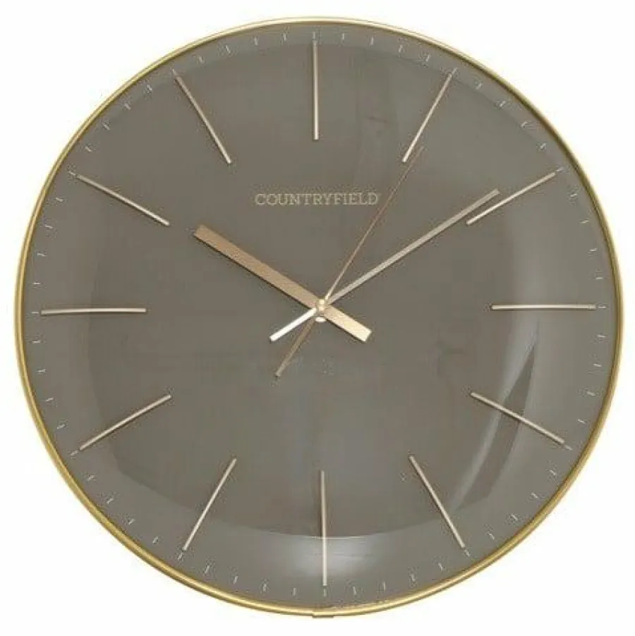 Countryfield Wandklok Bellamy taupe Ø 35 cm Best