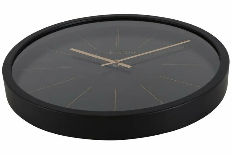 Countryfield Wandklok Copper L Zwart Ø 50,5 cm