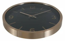 Countryfield Wandklok Copper L zwart / goud Ø 50 cm Hot