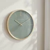 Countryfield Wandklok Copper M goud / taupe Ø 40 cm New