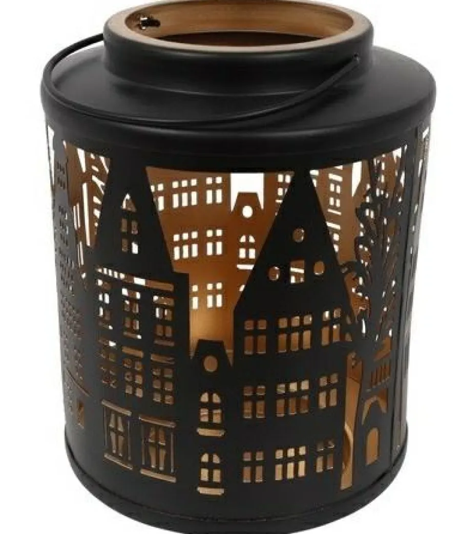 Countryfield Windlicht Amsterdam L zwart Best