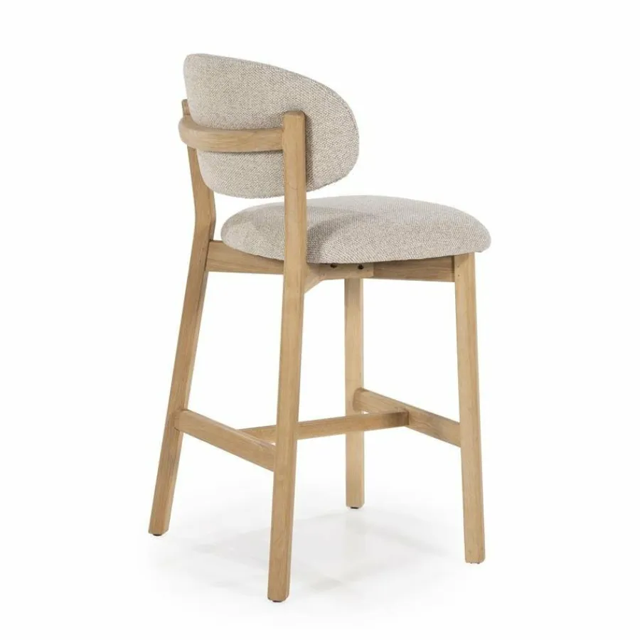Eleonora Barstoel Mikky naturel - taupe Moon Best