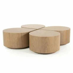 Eleonora Bijzettafel Jules - lichtbruin Clearance