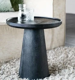 Eleonora Bijzettafel Ron 46x49 - zwart Sale