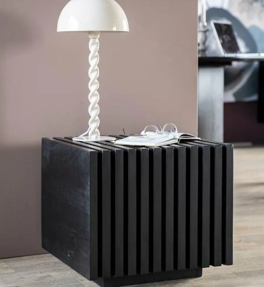 Eleonora Bijzettafel Tom - zwart Outlet