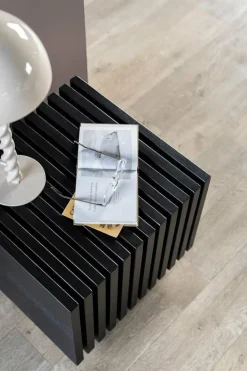 Eleonora Bijzettafel Tom - zwart Outlet