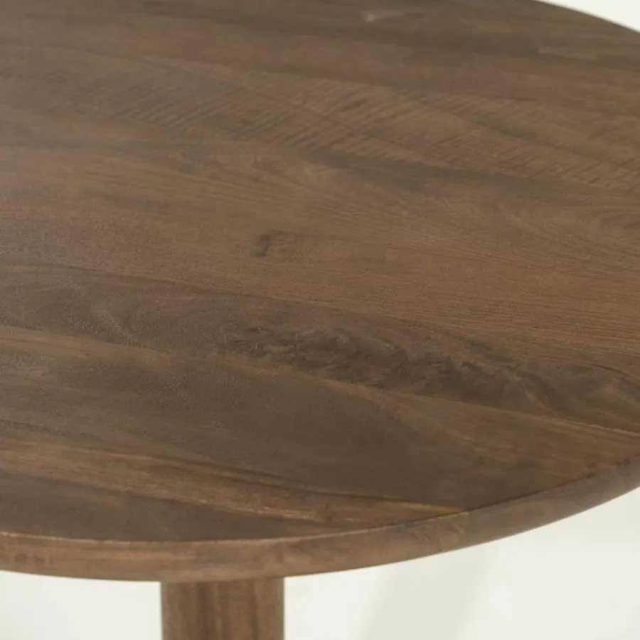 Eleonora Bistrotafel Florent rond - lichtbruin Sale