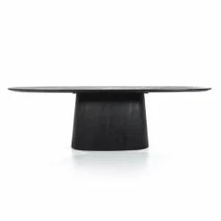 Eleonora Eettafel Aron ovaal 250x110 - zwart Outlet