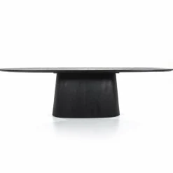 Eleonora Eettafel Aron ovaal 300x110 - zwart Sale