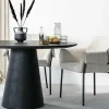 Eleonora Eettafel Aron rond 130 - zwart Hot