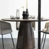 Eleonora Eettafel Aron rond 130 - bruin New
