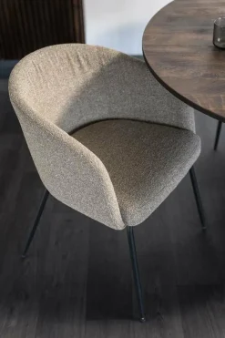 Eleonora Eettafel Aron rond 130 - bruin New