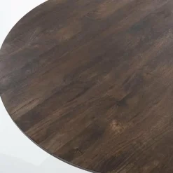 Eleonora Eettafel Aron rond 130 - bruin New