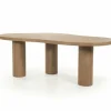 Eleonora Eettafel Bobbie - lichtbruin Discount