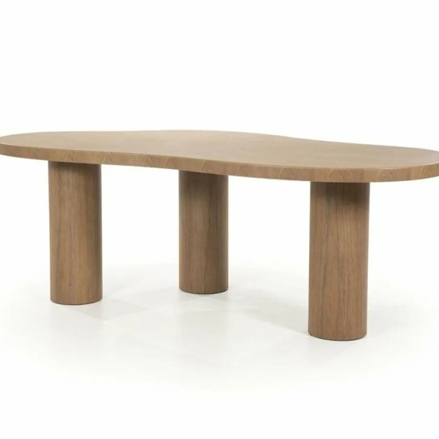 Eleonora Eettafel Bobbie - lichtbruin Discount