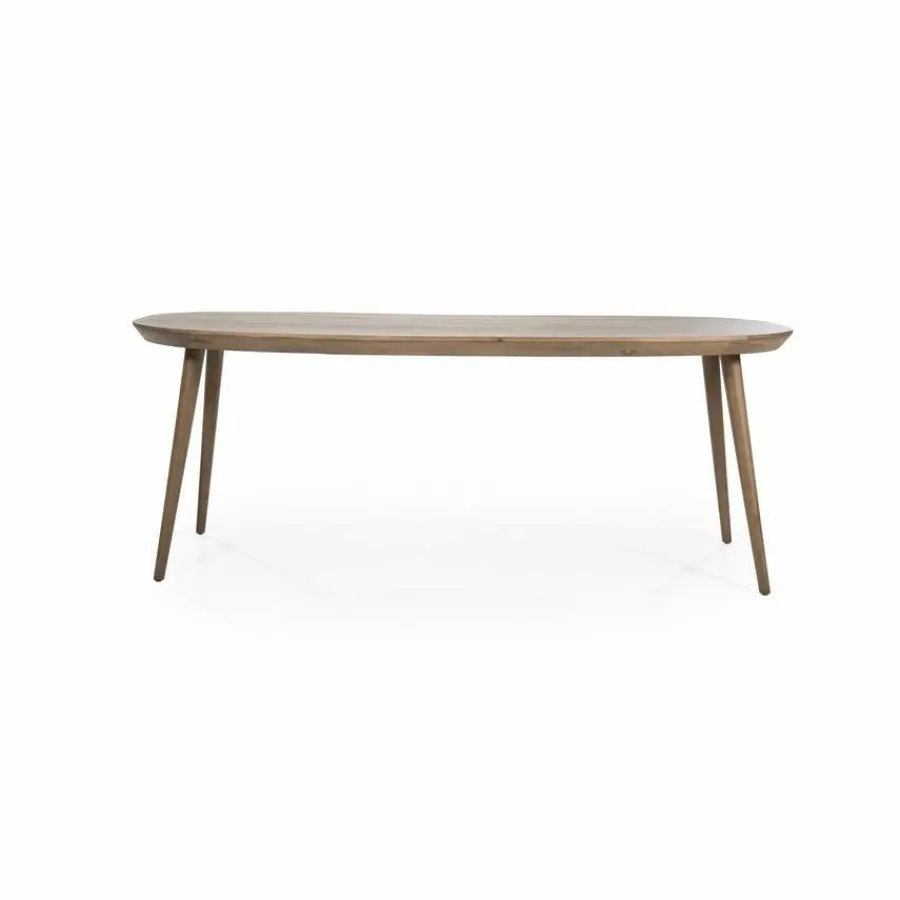 Eleonora Eettafel Elijah 220x100 cm - bruin