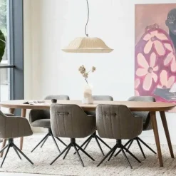 Eleonora Eettafel Elijah 260x100 cm - bruin Outlet
