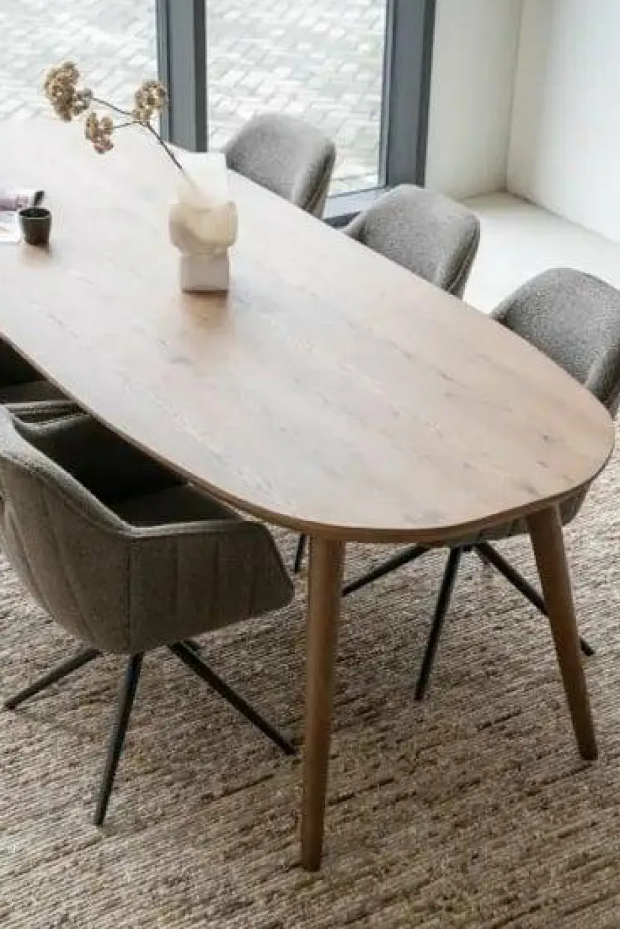 Eleonora Eettafel Elijah 260x100 cm - bruin Outlet