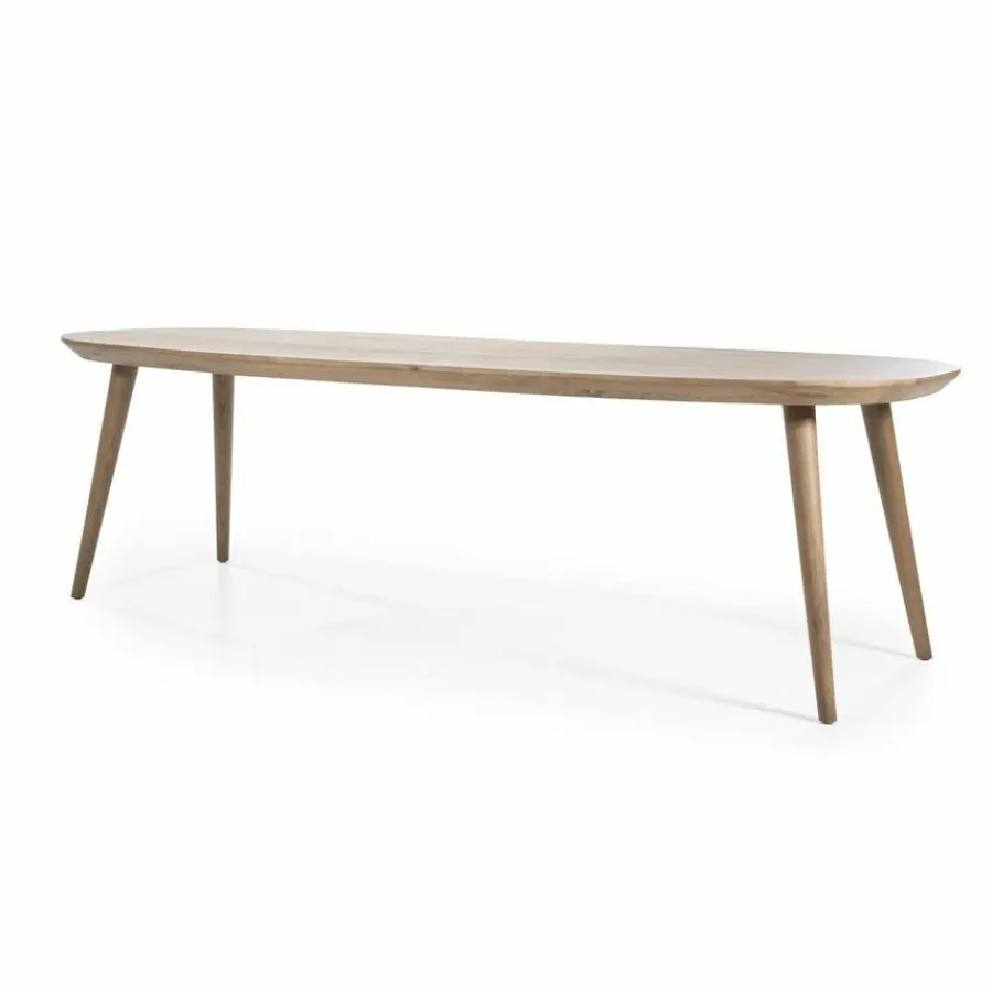 Eleonora Eettafel Elijah 260x100 cm - bruin Outlet