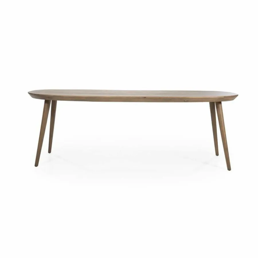 Eleonora Eettafel Elijah 260x100 cm - bruin Outlet