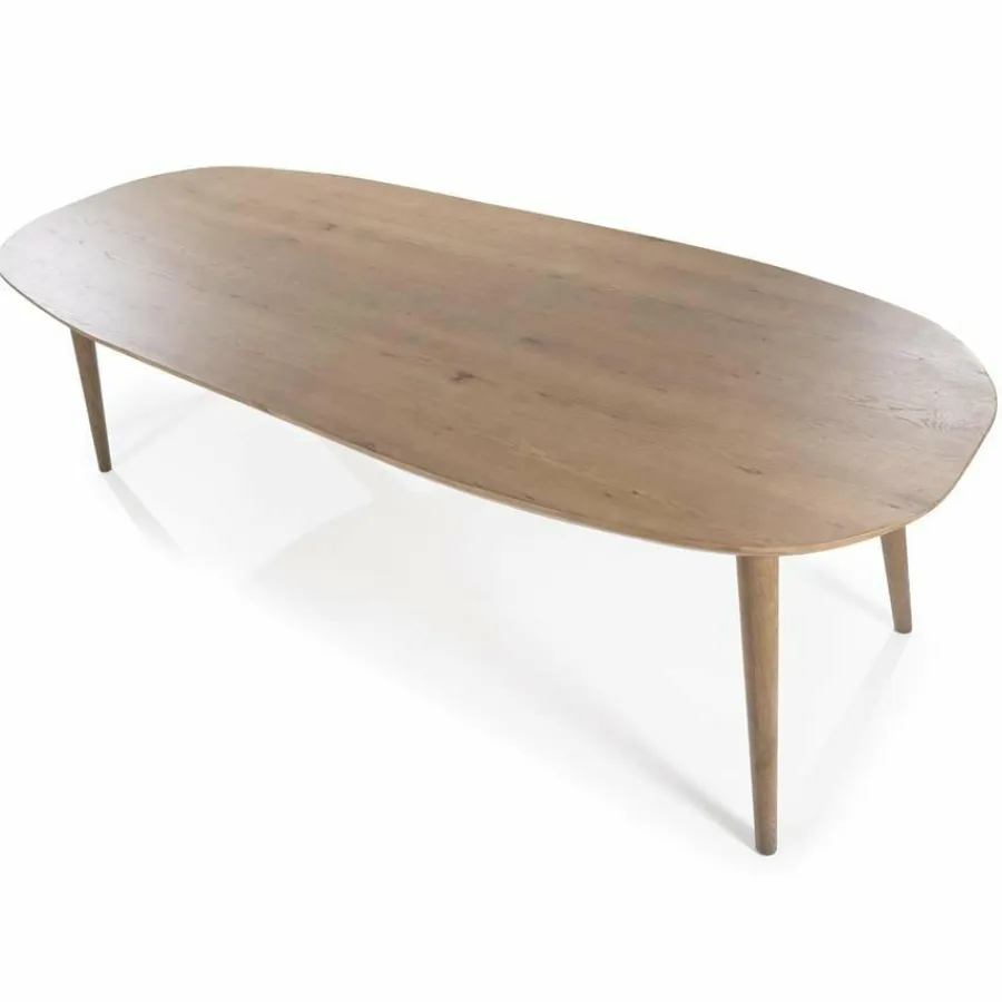 Eleonora Eettafel Elijah 260x100 cm - bruin Outlet