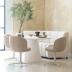 Eleonora Eettafel Elin rond 130x76