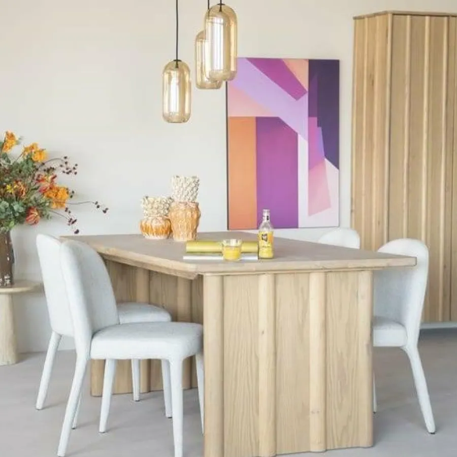 Eleonora Eettafel Jake 180x100 cm - naturel Clearance