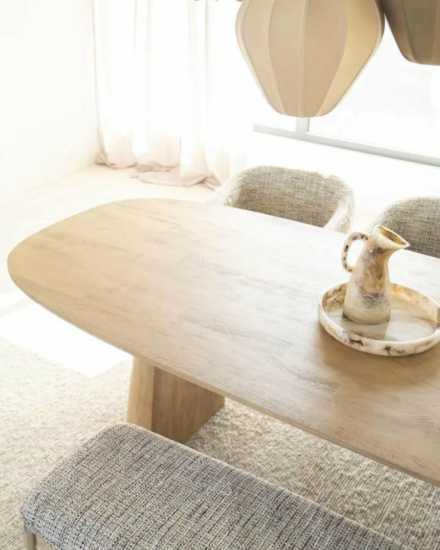 Eleonora Eettafel Lune 300x105 cm - naturel Best