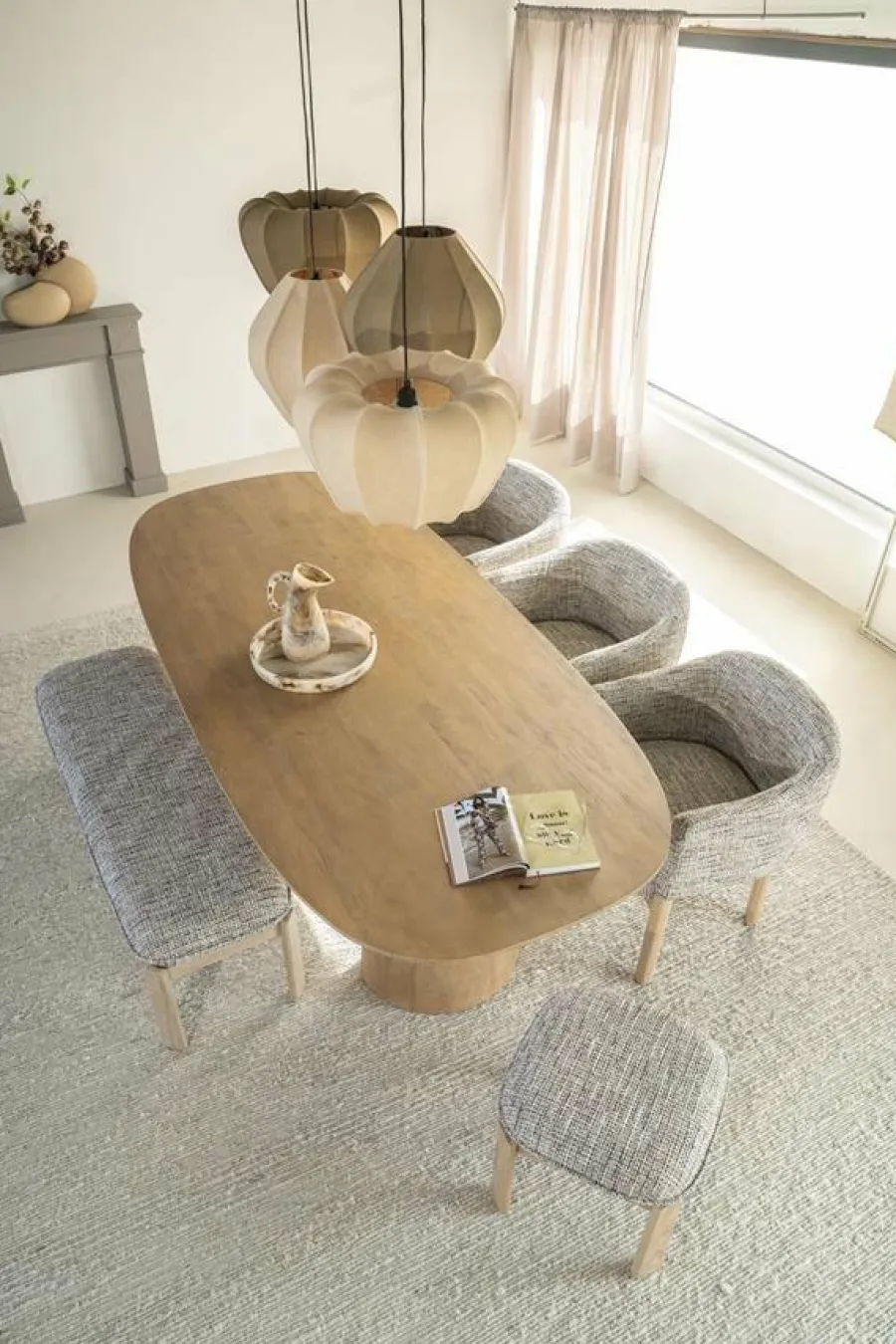 Eleonora Eettafel Lune 240x105 cm - naturel Discount