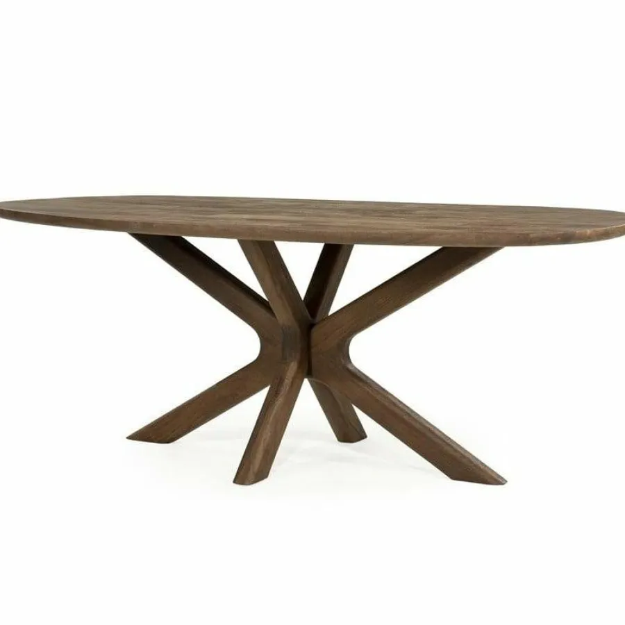 Eleonora Eettafel Tycho 210x110 cm - lichtbruin Clearance