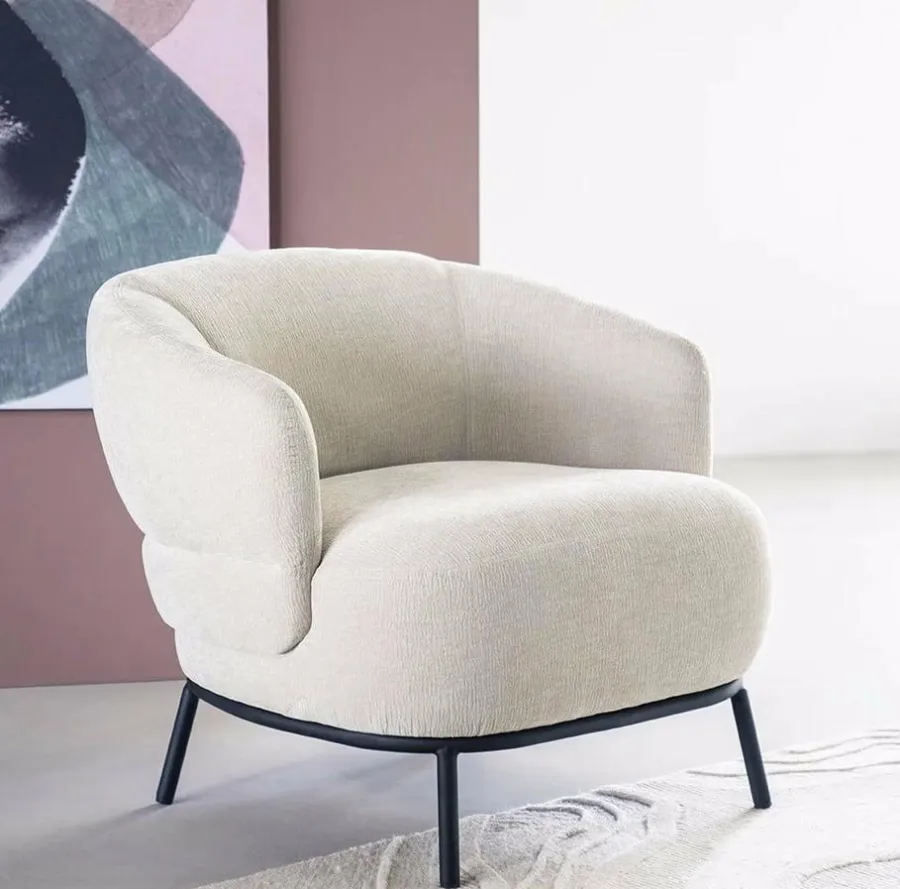 Eleonora Fauteuil David - taupe Safari Sale