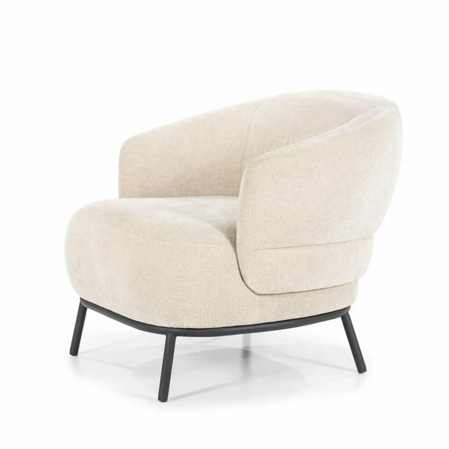 Eleonora Fauteuil David - taupe Safari Sale