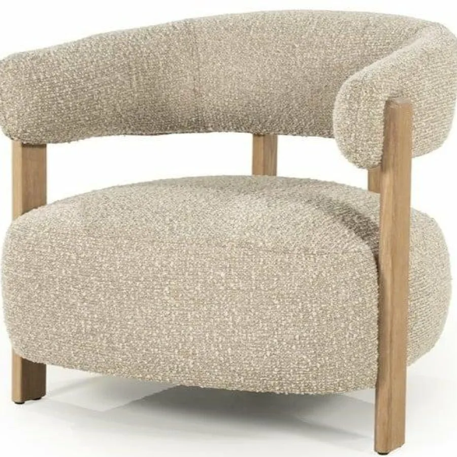 Eleonora Fauteuil Lola - bruin Hush Clearance
