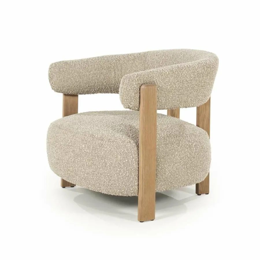 Eleonora Fauteuil Lola - bruin Hush Clearance