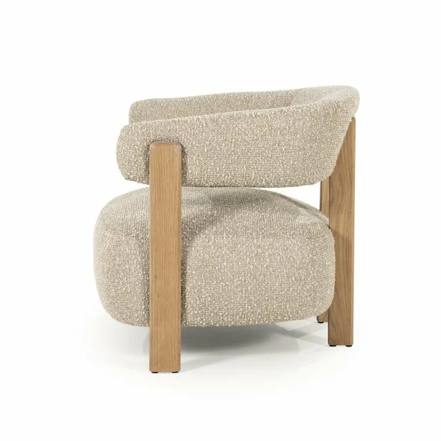 Eleonora Fauteuil Lola - bruin Hush Clearance