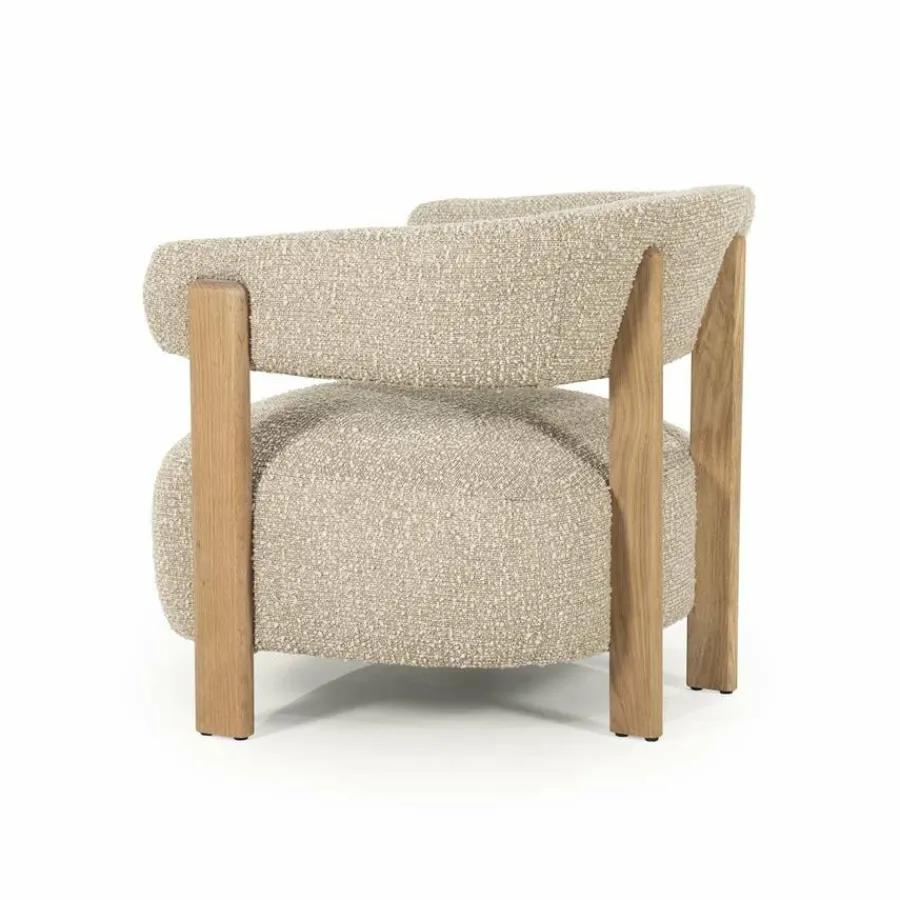 Eleonora Fauteuil Lola - bruin Hush Clearance