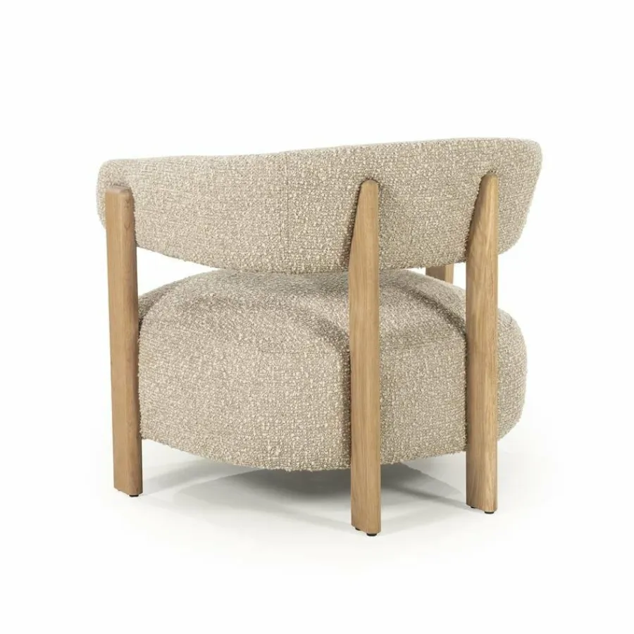 Eleonora Fauteuil Lola - bruin Hush Clearance