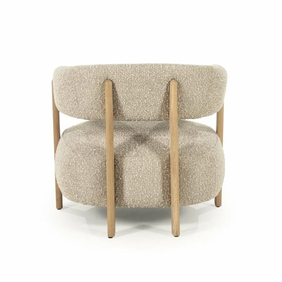 Eleonora Fauteuil Lola - bruin Hush Clearance