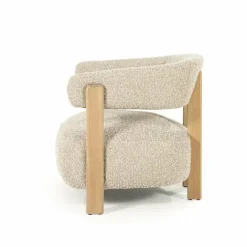 Eleonora Fauteuil Lola - taupe Hush Discount