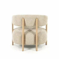 Eleonora Fauteuil Lola - taupe Hush Discount